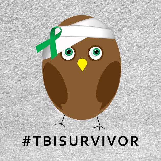 Owl TBI  Survivor Shirt by survivorsister